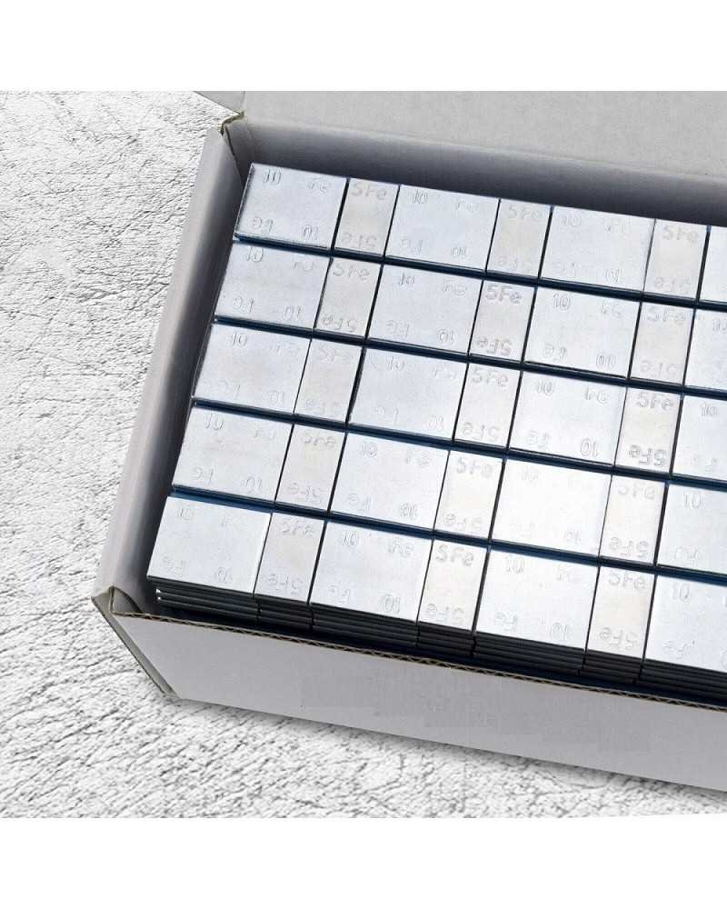 Masses D’équilibrage Autocollant En Acier Pour Jantes En Aluminium. Model CARRE