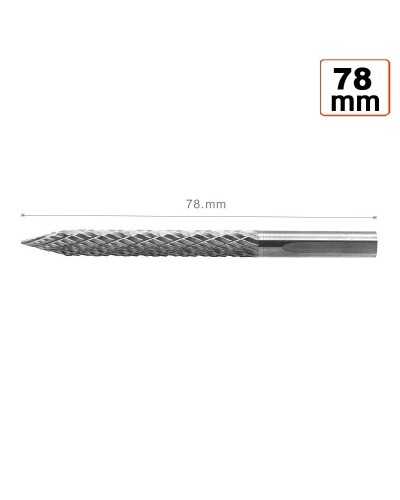 FRAISE CARBURE DE TUNGSTÈNE 78 MM SCHRADER AVEC ÉTUI DE PROTECTION