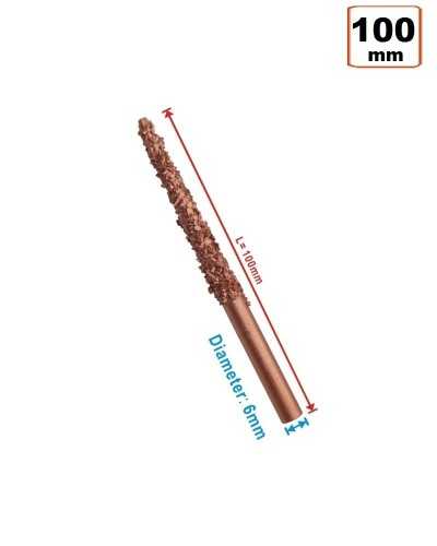 FRAISE CARBURE DE TUNGSTÈNE 100 MM SCHRADER AVEC ÉTUI DE PROTECTION