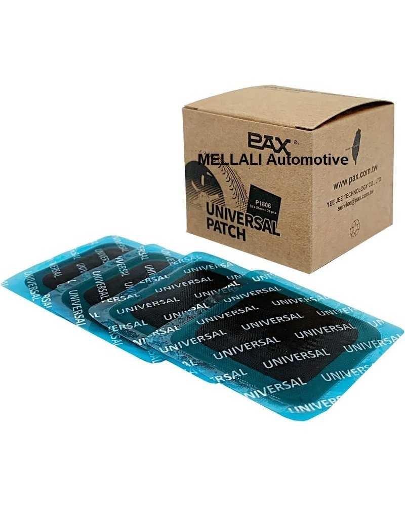 Pièces de réparation à froid universelles pour tube et pneu carrées 55x55 mm-20 pis