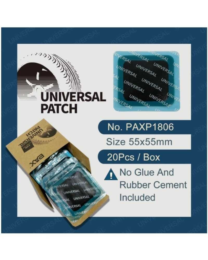 Pièces de réparation à froid universelles pour tube et pneu carrées 55x55 mm-20 pis