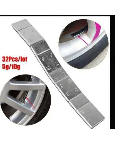Masses D’équilibrage Autocollant En Acier Pour Jantes En Aluminium. Model CARRE