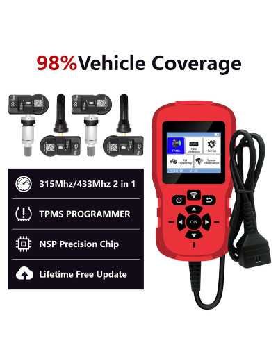 CONNECTEUR TPMS diagnostic de programmation mises à jour de capteur valve de voiture