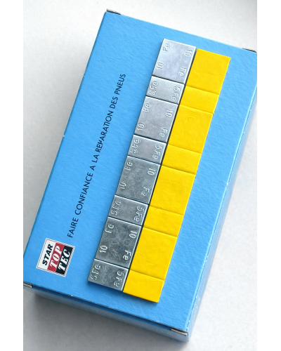 Masses D’équilibrage Autocollant En Acier Pour Jantes En Aluminium. Model CARRE