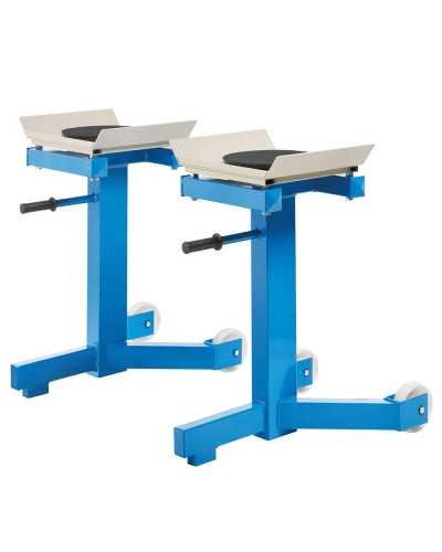 Ensemble De 4 Supports 2 Plateau Mobile De Géométrie sur pont 2 colonnes ou ciseaux