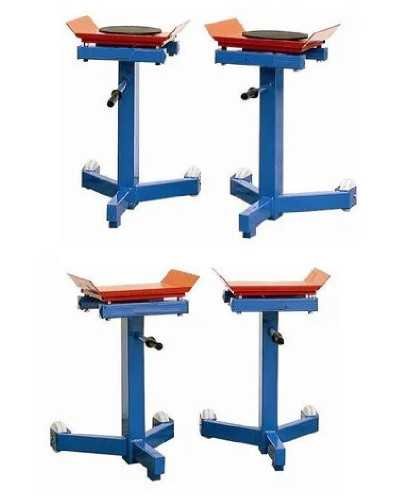 Ensemble De 4 Supports 2 Plateau Mobile De Géométrie sur pont 2 colonnes ou ciseaux