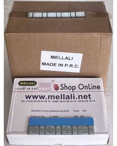 Masse d’ équilibrage  adhésive pour jantes Aluminium.