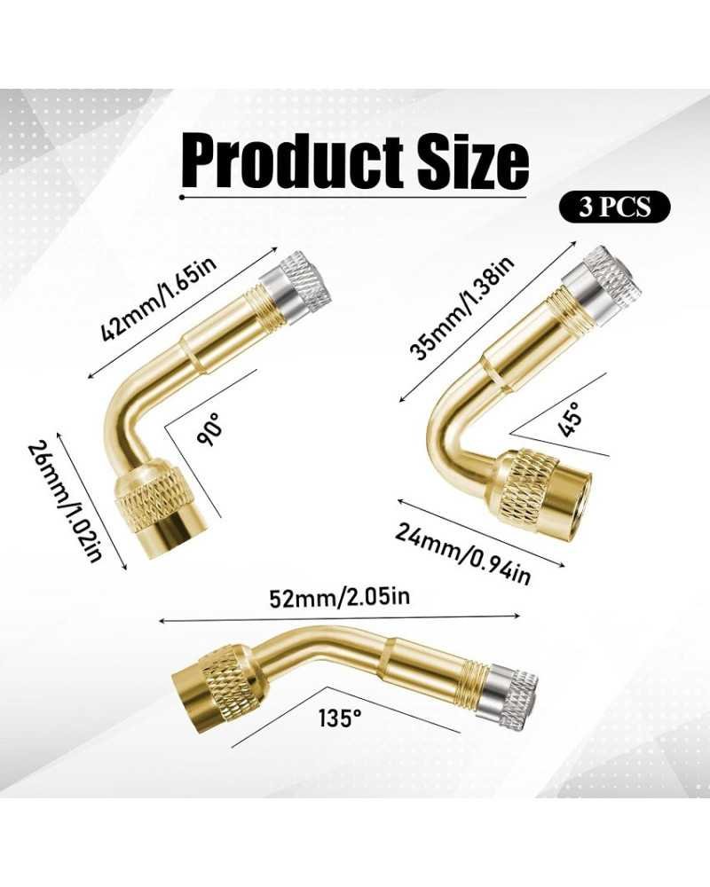 3 modelé Rallonges Adaptateur universels Coude 45° - 90° - 135°