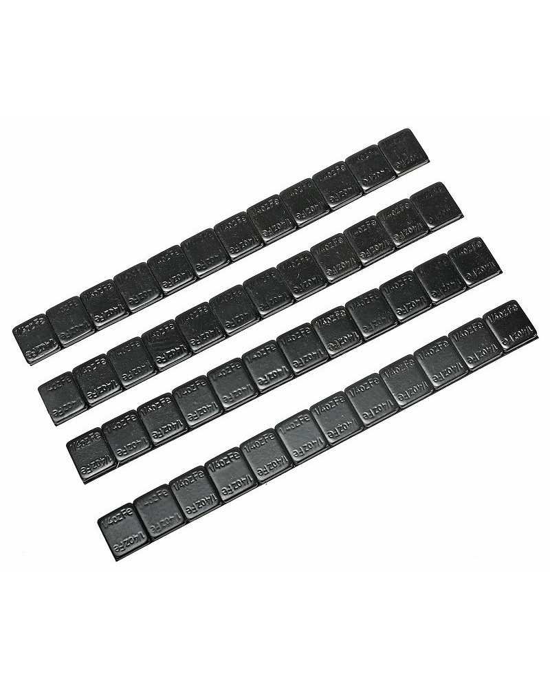 Masses d’équilibrage Autocollant pour jantes en aluminium. 5-5g NOIR