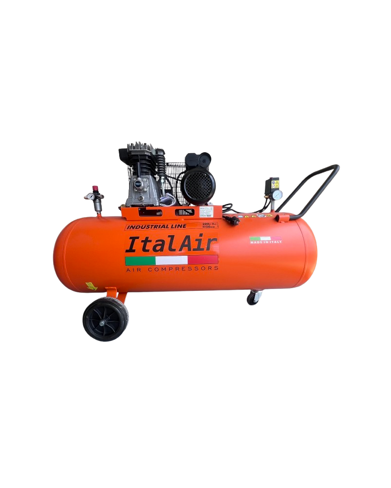 Compresseur 200 LT À Piston Et Courroie. ITALYCO