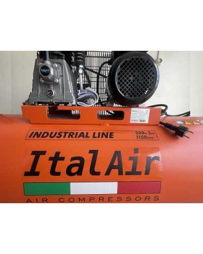 Compresseur 200 LT À Piston Et Courroie. ITALYCO
