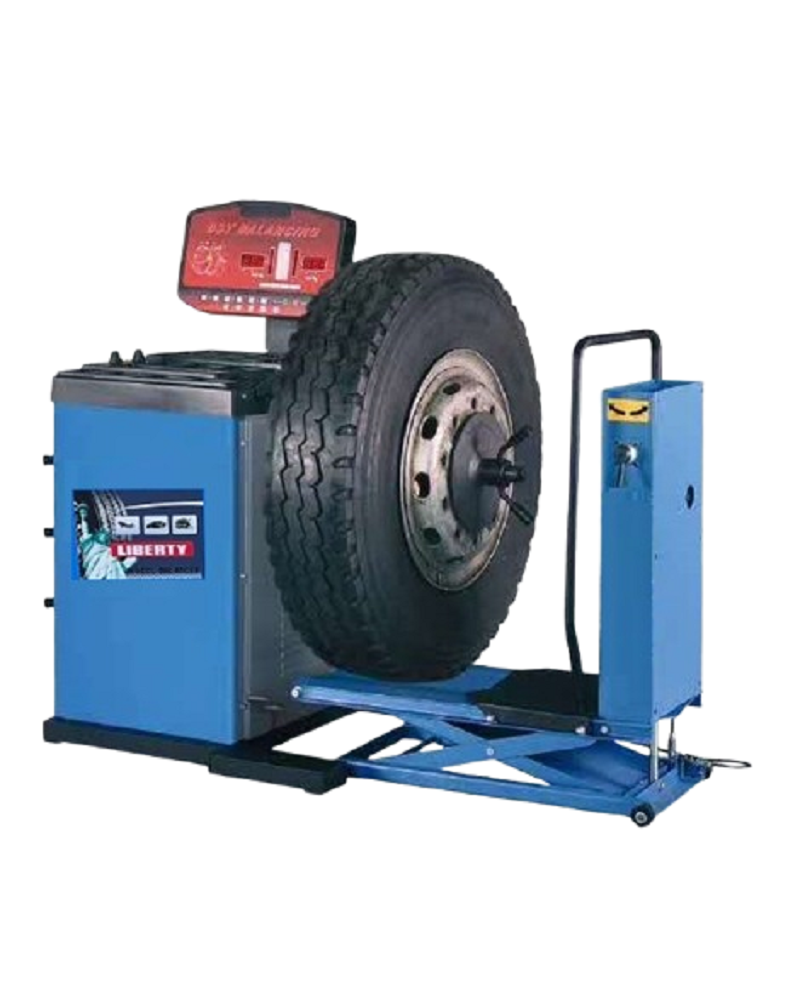 Équilibreuse Camion et automobile Plus levage pneumatique