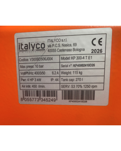 Compresseur D'air FIAC 300L-380V