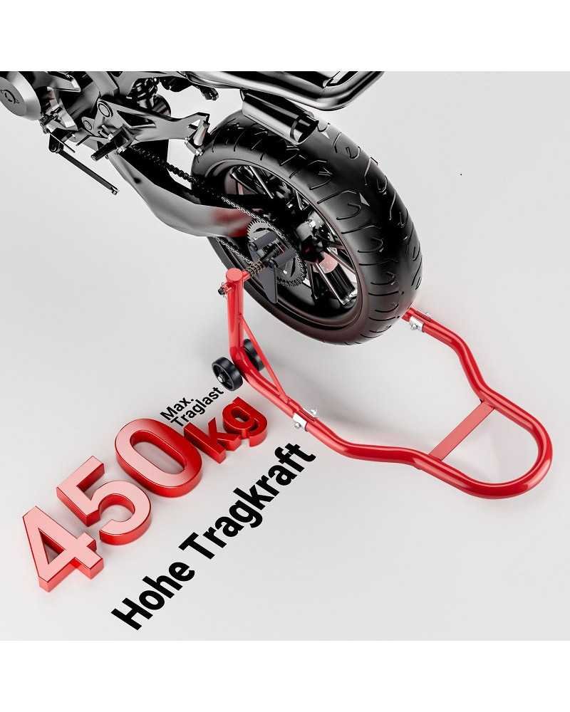 Béquille de moto pour roue avant Capacité de charge jusqu'à 350 kg À Lancement Manuelle,
