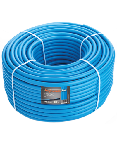 TUYAU DE AIR-RETEX OSSIGENO 8" x15-BLEU 20.BAR-100 mt