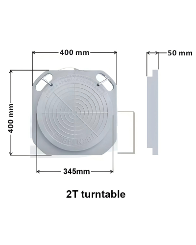 PLATEAU POUR GÉOMÉTRIE ALUMINIUM-VENT KIT 2pis