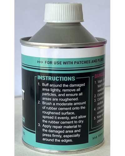 COLLE PROFESSIONNEL NATUREL VER POUR RÉPARATION PNEUS ET CHAMBRES A AIR. 250ml