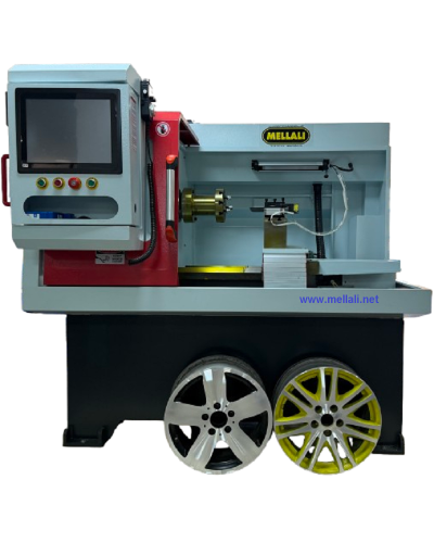 Machine de découpe de jantes d'aluminium diamantées, 25 pouces: