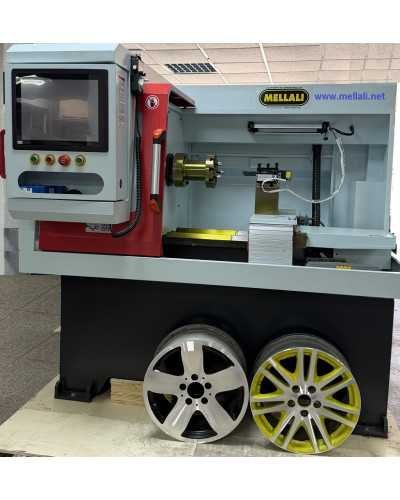 Machine de découpe de jantes d'aluminium diamantées, 25 pouces: