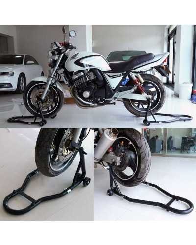 Béquille de moto pour roue avant Capacité de charge jusqu'à 350 kg À Lancement Manuelle,