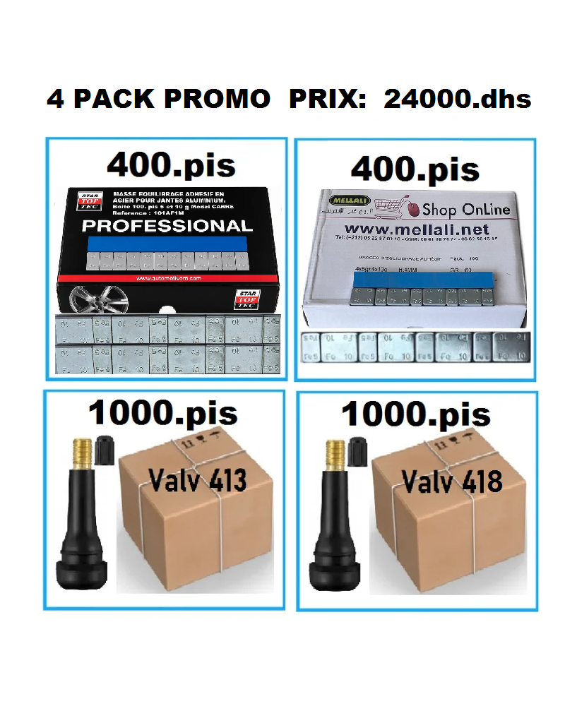 4 PACK  PROMO PRIX  OMROS