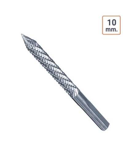 FRAISE CARBURE DE TUNGSTÈNE AVEC ÉTUI DE PROTECTION:10 mm