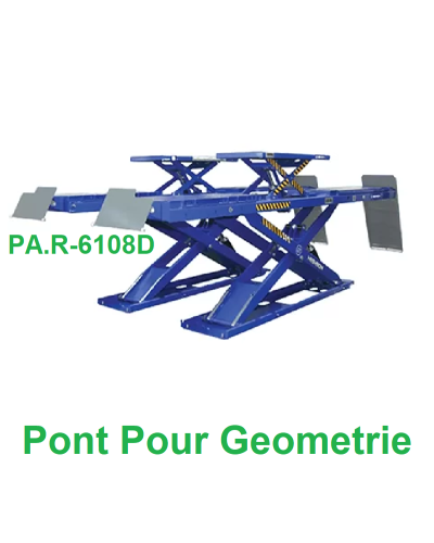 Pont ciseaux avec levage auxiliaire intégré A poser Pour Géométrie 4Ton Conception de qualité,