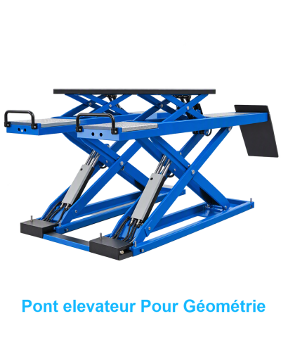 Pont ciseaux avec levage auxiliaire intégré A poser Pour Géométrie 4Ton Conception de qualité,