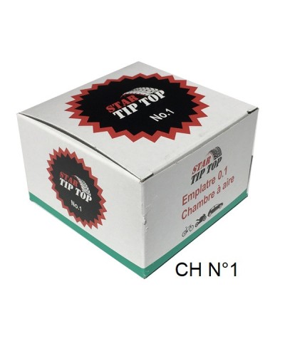 Pièces réparations chambres a air, N°1- Ø 35m  Boite de 100 pic