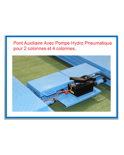 Auxiliaire Avec Pompe Hydro pneumatique 2T-700 bar
