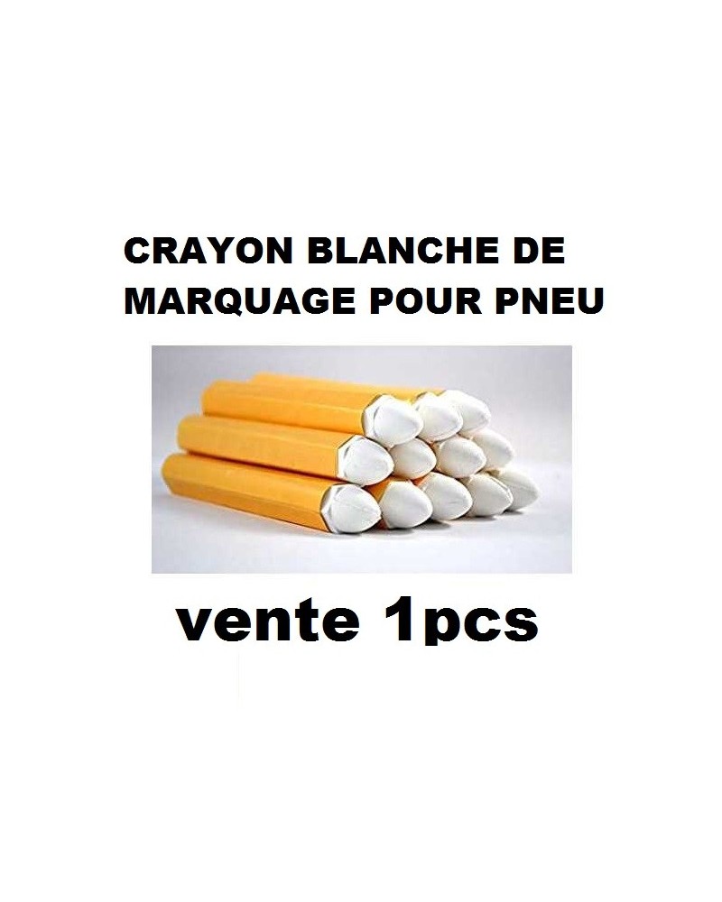 CRAYON BLANCHE DE MARQUAGE POUR PNEU (CRAIE1) 1pcs