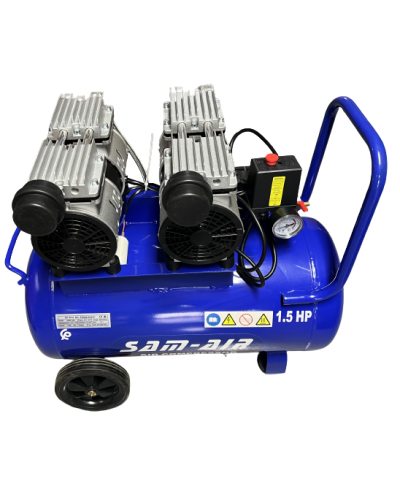 Compresser, Air 40 Litre Silencieux indirect, power 2 * 0.75 1.5 hp