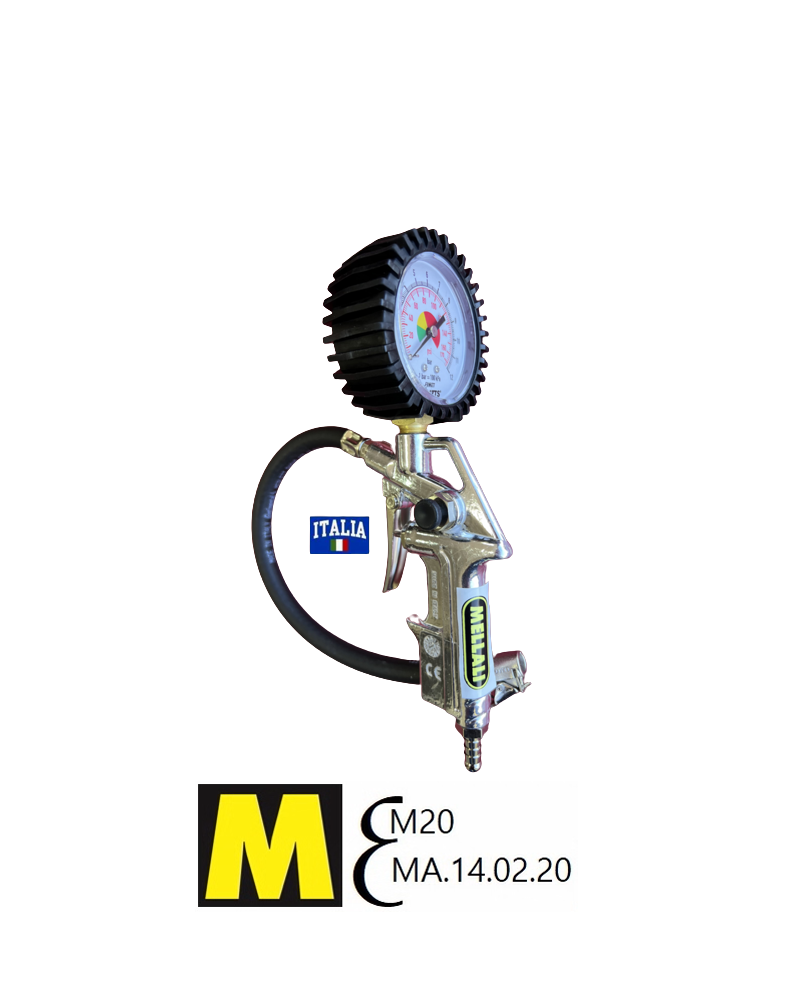 Manomètre Clarke 30D - Double Échelle PSI Et Bar - Pour Gonflage Pneus Véhicules