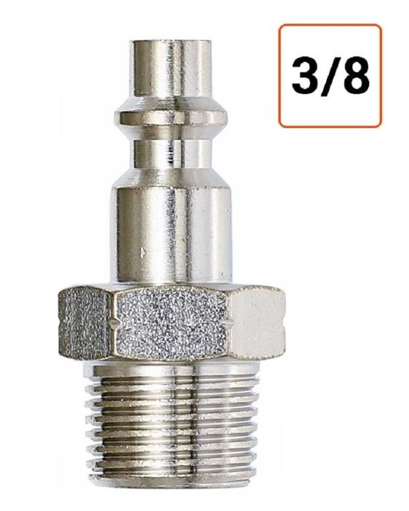 RACCORD RAPIDE À AIR COMPRIMÉ, FILETAGE MÂLE 10 MM (3/8")