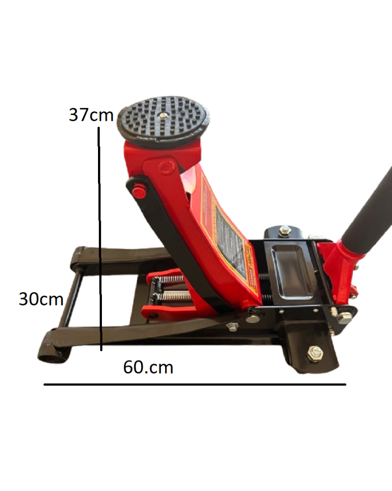 Cric Rouleur Professionnel Plat Double Pompe 3Ton