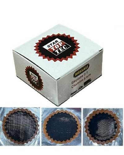 Pièces réparations chambres a air, N°1- Ø 35m  Boite de 100 pic