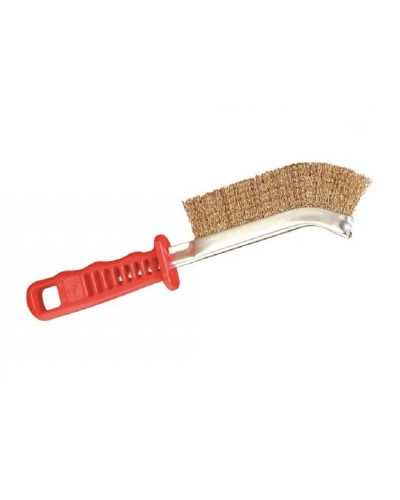 BROSSE  A MAIN METALLIQUE