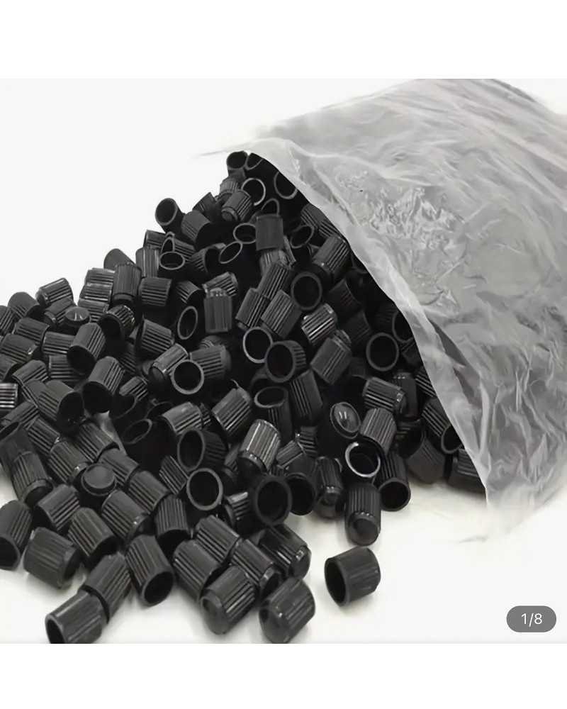Lot 8 Bouchons De Valve Vélo Presta Qrity - Aluminium Anti-Poussière Noir Et Bleu