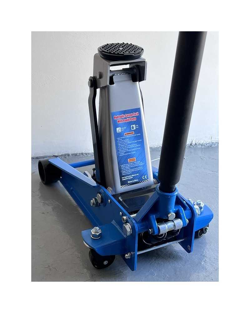 Cric Rouleur hydraulique Plat Double pompée haute qualité: 3 Ton