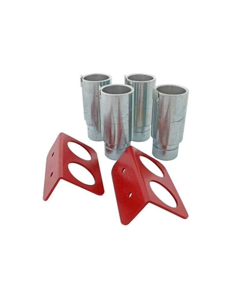 JEU D'ADAPTATION HAUTE AVEC PLAQUETTE DE FIXATION PONT 2 COLONNES