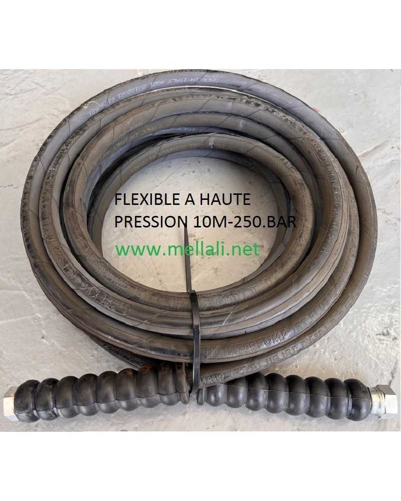 Flexible 10 mètres. Haute Pression De Service 250 bar