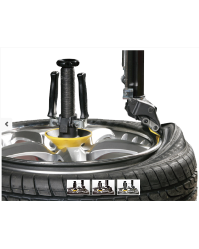 Démonte-pneu avec Fixation pour les jantes fragiles comme les jantes en aluminium Fixation de serrage rapide. 30"