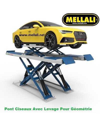 Pont ciseaux avec levage auxiliaire intégré A poser Avec Rampes Pour Géométrie 4.5Ton Conception de qualité avec ISO 9001-CE