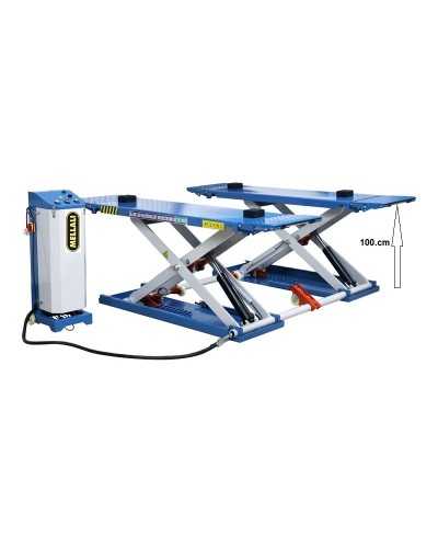 Pont élévateur Professionnel Mobile 3.600 kg avec 2 vérins hydrauliques hauteur de levage 1.10 mt