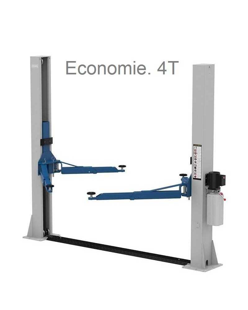 Pont Élévateur Hydraulique Double Colonne Déverrouillage System Sécurité Manuel 4 Ton Economie