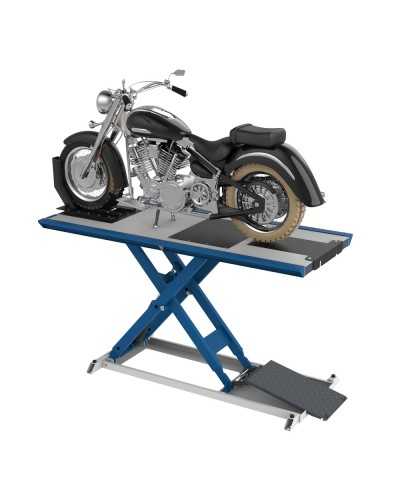 Pont élévateur hydropneumatique pour motos de 1000 kg