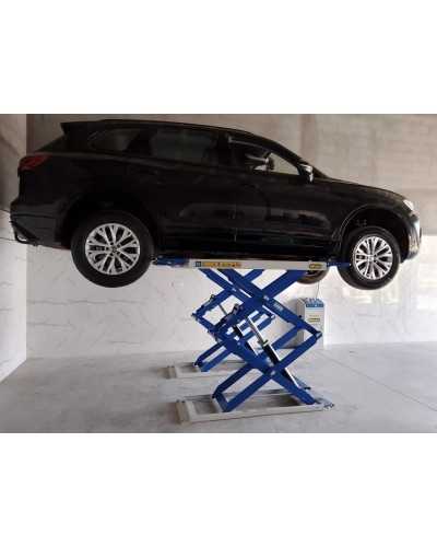 Ponts élévateurs double ciseaux à profil bas A Poser 4 Cylindre Capacité de charge 3.5 Ton