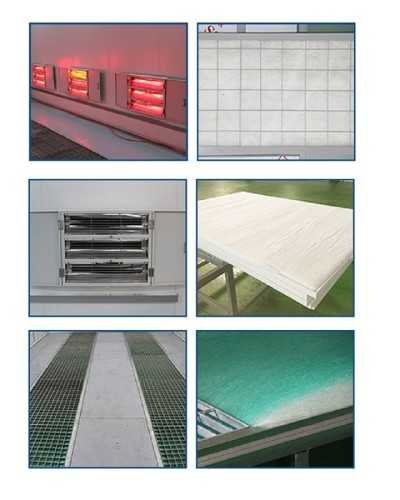 CABINE DE PEINTURE POUR FOSSE SANS BASSEMENT À CHAUFFAGE ÉLECTRIQUE 7 mt