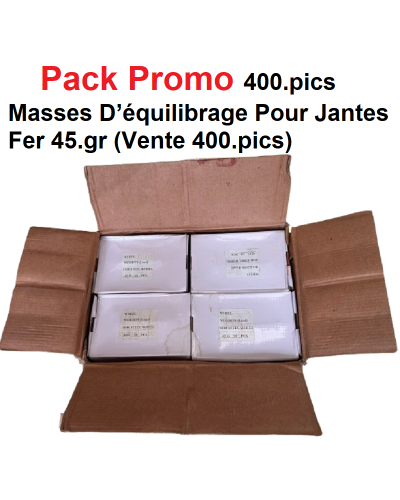 Masses D’équilibrage Pour Jantes Fer 45gr (Vente 400.pics)