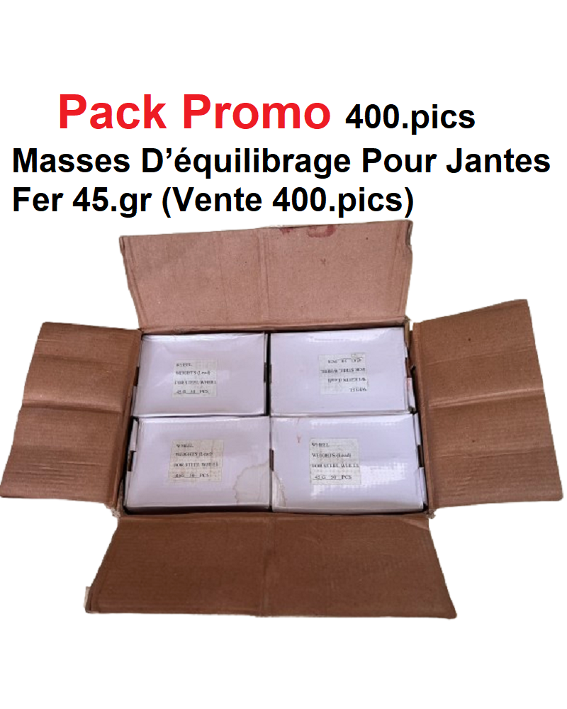 Masses D’équilibrage Pour Jantes Fer 45gr (Vente 400.pics)